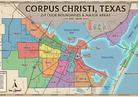 Corpus Christi ZIP Code Texas