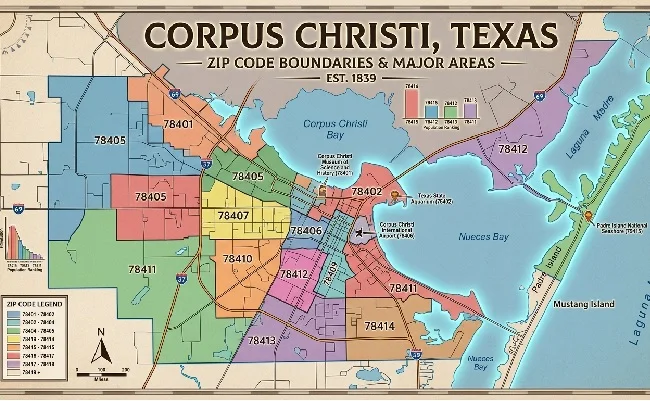 Corpus Christi ZIP Code Texas