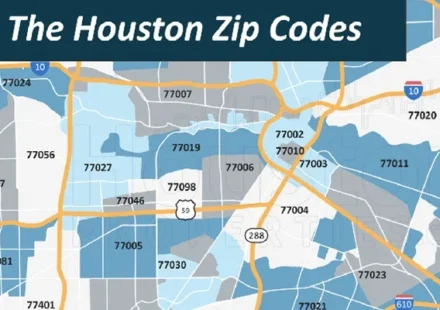 ZIP Code Houston Texas USA