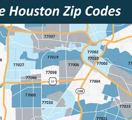 Houston Texas ZIP Code Downtown
