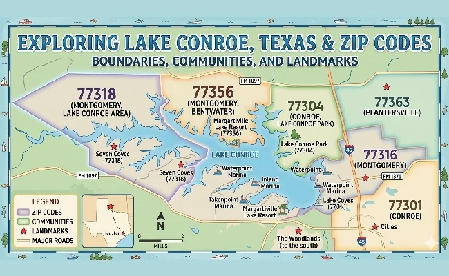 Lake Conroe Texas ZIP Code