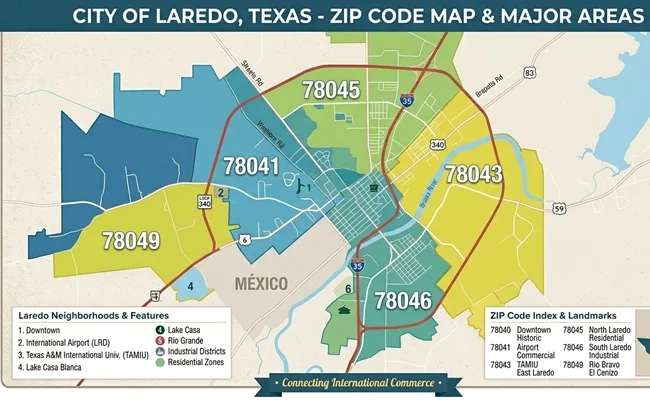 Texas ZIP Code Laredo