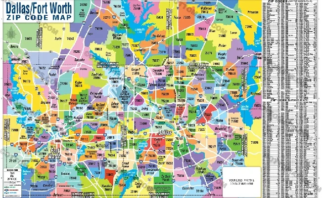 ZIP Code for Dallas Fort Worth Texas