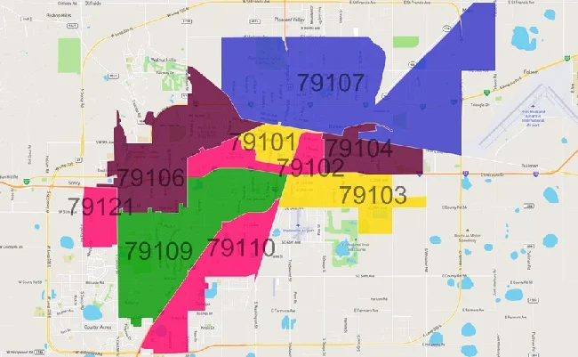 ZIP Code of Amarillo Texas