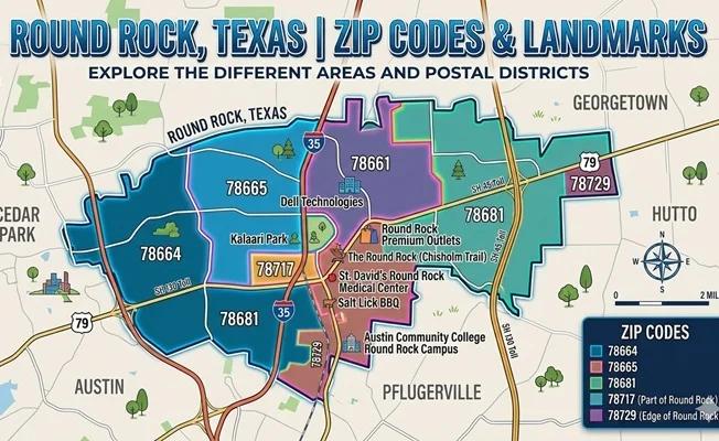 ZIP Codes in Round Rock Texas